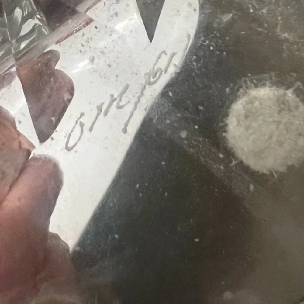 Orrefors‎ vintage fleur crystal bowl